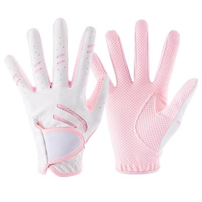 China Customized Classical Feel Golf Glove Golf Glove In Cabretta Leather And Synthetic Leather/microfiber/custom/personalized For Right And   Left Hand for sale