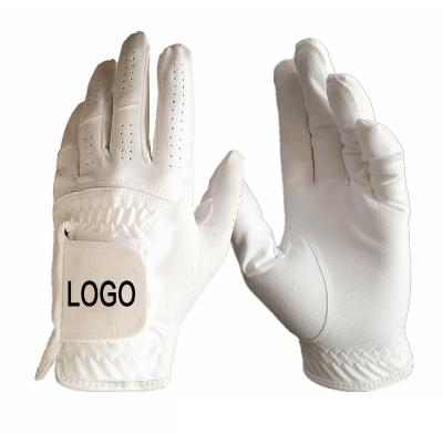 China Customized Classical Feel Golf Glove Wholesale custom logo High Quality Men winter Non-slip cabretta Leather Golf Gloves for sale