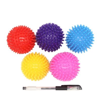 China Non-slip Hot Selling Fitness Body Building Gym Exercise Soft Spiky Hand Massage Balls for Muscles for sale