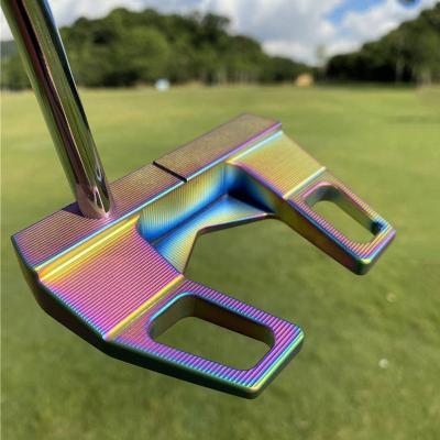 China Graphite & Steel Manufacturers wholesale high-quality CNC milling electroplating customized weight golf putters for sale