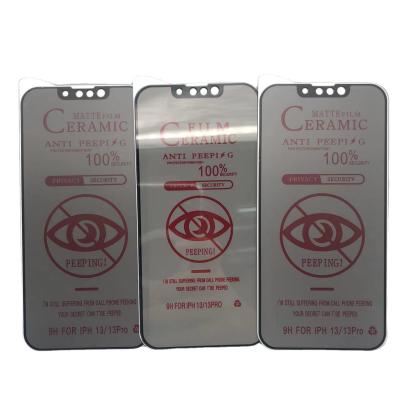 China Mobile Phone 9D 18D 10D 11D ANTI PRIVACY MATTE Ceramic Film Anti SPY Cell Phone Broken Screen Protect For SAMSUNG NOTE 20 A72 A52 for sale