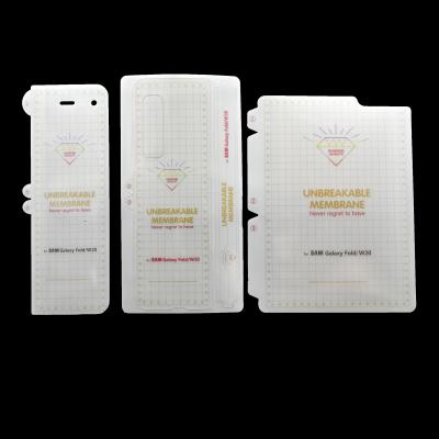 China Soft Mobile Phone Tpu Diamond Membrane Film Folding Screen Saver.for Samsung Galaxy Z Fold 2 for sale