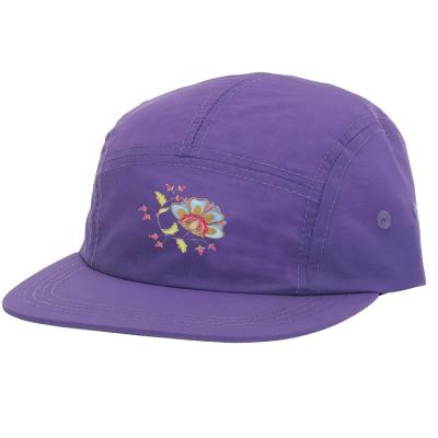 China JOINT 5 Panel Hats Unstructured Custom Embroidery Nylon Camper Hat for sale