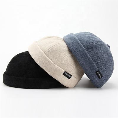 China COMMON Fancy Toque Sports Owner Melon Cap Miki Hat No Brim Strap Back for sale