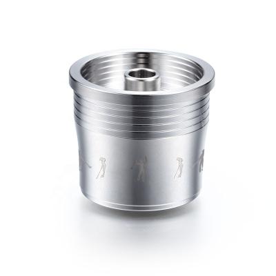 China Sustainable Stainless Steel Coffee Capsule Compatible With Illy Refillable Coffee Pod With Unique Coffee Flavor for sale