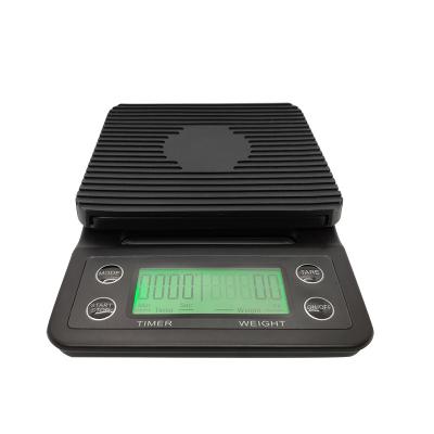 China With Scale Tray 0.1 -3000 g Electronic Kitchen Scales V60 Coffee Accessories Weighing Balance Digital Coffee Scale for sale