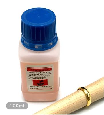 China Jewelry Plating 100ml 18K Gold Plating Solution Rose Gold Liquid Jewelers Tool for sale