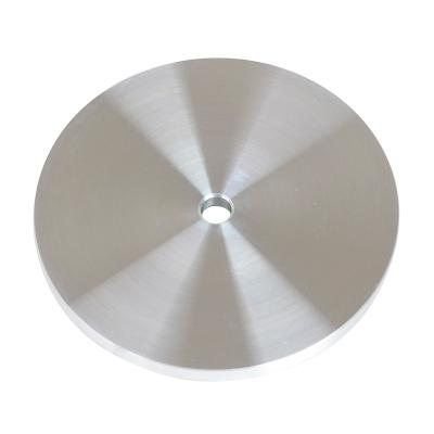 China Factory Made 6 Inch Thickness Gemstone Copper Color Printed Aluminum Grinding And Polishing Dish Plate for sale