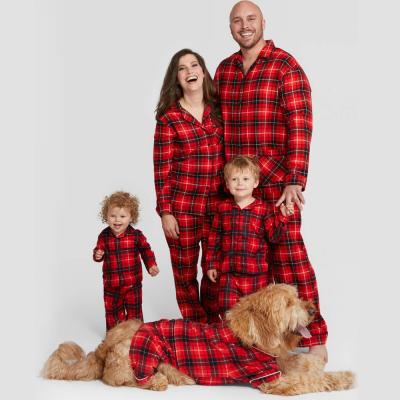 China Wholesale Baby Thermal Dog Kids Mom Dad Christmas Set Matching Family Pajamas Set for sale