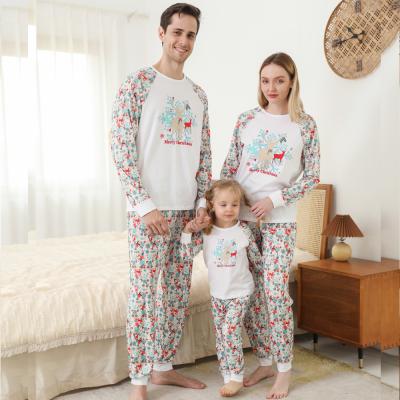 China Thermal High Sales Custom Baby Kids Adult Christmas Pajamas Sets Holiday Family Christmas Pajamas for sale