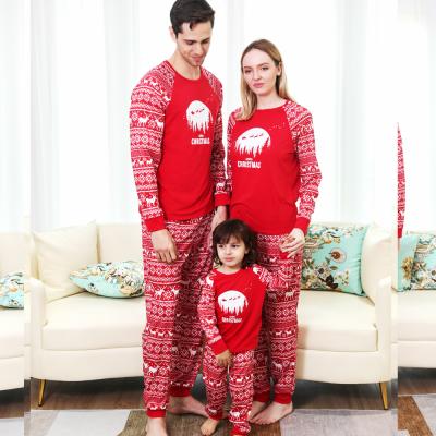 China Fashion Christmas Thermal Warm Pajamas Sets For Print Family Pajamas Set for sale