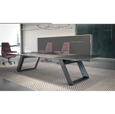 China Luxury Regular Modern Style Office Table Legs Conference Table Legs Boss Table Frame With Beam Adjustable Office Furniture GZ-ZHOYI for sale