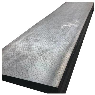 China 304 Stainless Steel Ground Checkered Plate Stainless Steel Plate Pattern Embossed Perforated Checkered Stainless Steel Sheet Decorative Embossed for sale