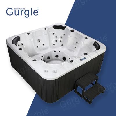 China Modern hot sale 5 person balboa hot tub luxury outdoor spa with jacuzziers work for sale