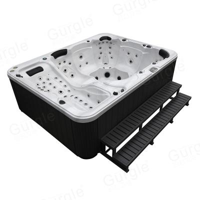 China Large Spa Garden Hot Tub Large Spa Garden Hot Tub Gurgling 7 Person Outdoor Spa Tub Luxury Outdoor Freestanding Outdoor Bath Freestanding Low Prices for sale