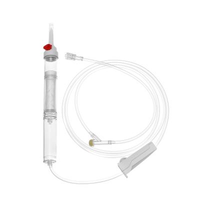 China Medical Consumables Disposable Blood Transfusion Set With Long Chamber for sale