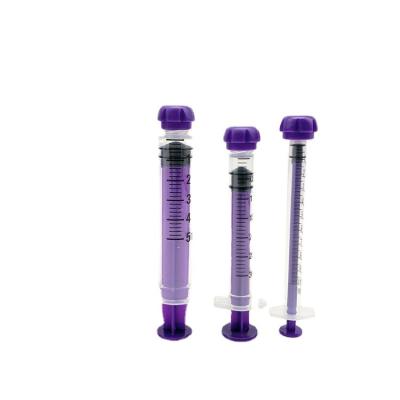 China Enteral Feeding Syringe Customizable Amber Enteral Feeding Syringe for sale