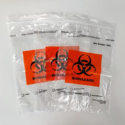 Chine Autoclavable bags biohazard customizable medical biohazard red bags sizes à vendre