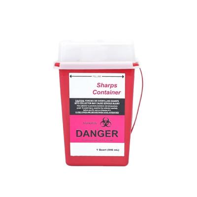 중국 Hospital medical disposal sharps container wholesale disposable sharps container 판매용