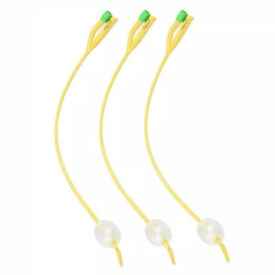 Chine Wholesale Coated 2-Way Latex Foley Balloon Catheter Medical latex foley ureteral catheter foley catheter à vendre