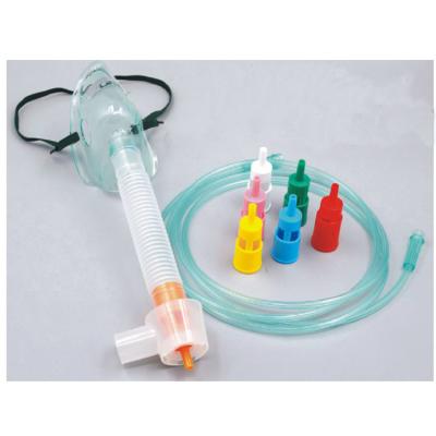 China PVC Material Venturi Oxygen Mask Customizable Nebulizer Masks Te koop