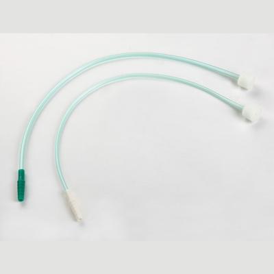 China Disposable Single Use PVC Nasal Oxygen Catheter With Fixed Compress Te koop