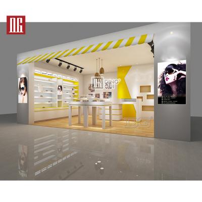 China Display Jewelry Optical Shop Styles Wall Mount Sunglasses Show Glasses To Showcase Eyeglass Display Cabinet for sale