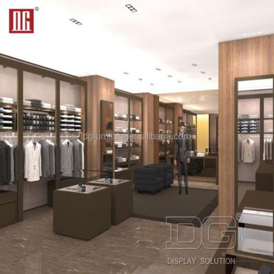 China Display Custom Jewelry Display Cabinet Furniture Designed For Clothing Store Clothing Display Rack Clothing Rack for sale