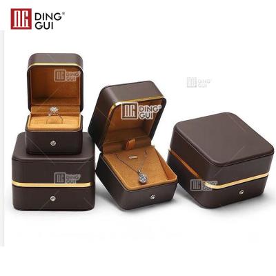 China DG Modern Elegant Display Jewelry Box High End Luxury Earring, Necklace Package Box for sale