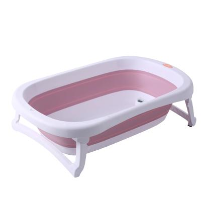 China The stopper has a temperature-sensing function and a good quality wholesale cheap non-slip mat foldable baby bathing stand tubs seats bathtub for home use for sale