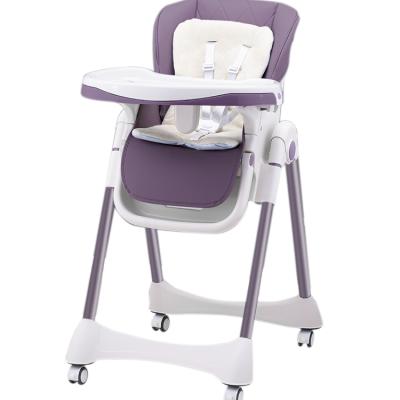 China Safety Comfortable Baby Dining Chair Dining Chair Baby Pictures Dining Table Chair Folding Child Seat Sit And Lie Down Portable for sale