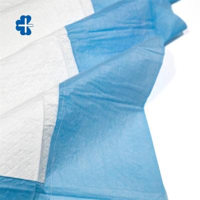 China Hot Selling 80*150CM Comfortable And Soft Disposable Medical Winged Underpad for sale