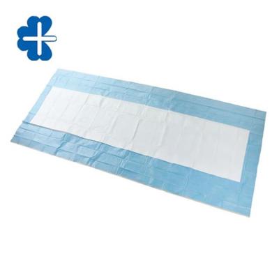 China 100*230cm Spunbond Nonwoven Medical Hospital Bed Protector Disposable Surgical Bed Cushions Table Cover for sale