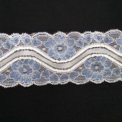 China Sustainable Fashion Hot Sales Bridal White Nylon Lace Trim for sale