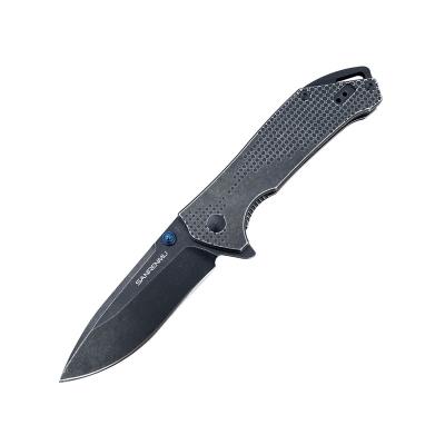 China Screw Release SANRENMU 9015 SB EDC Tool Survival Camping Pocket Outdoor Folding Knife for sale