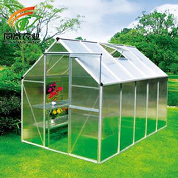 China Stable Structure Easily Assembled Tonglan Low Cost Mini PC Garden Greenhouse With Polycarbonate Plastic Sheeting for sale