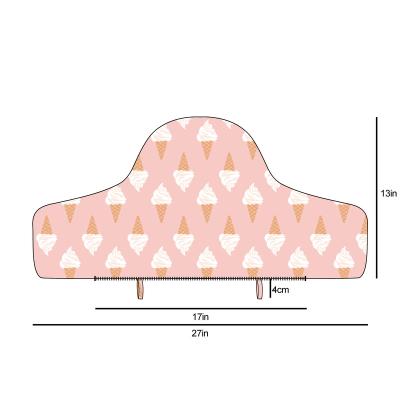 China Low MOQ Highchair Customized Design 100% Waterproof Polyester Anti-Static Cushion Covers Baby Highchair Seat Infant Cushion Cover for sale