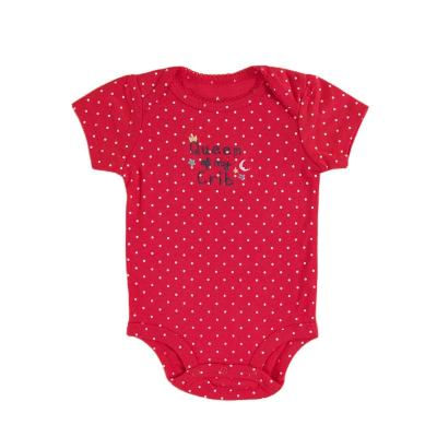 China New Design Anti-static 100% Cotton Baby Clothes Wholesale Custom Baby Romper Unisex Baby Rompers for sale