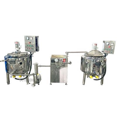 China Yogurt Processing Mini 100L Yogurt Processing Plant Yogurt Production Line / Batch Yogurt Making Machine for sale