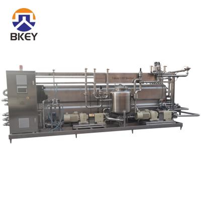 China Milk Juice Etc. Hot Selling Tubular Liquid Pasteurization Stainless Steel UHT Soybean Pasteurizer Milk Sterilizer Machine For Milk Pasteurizer for sale