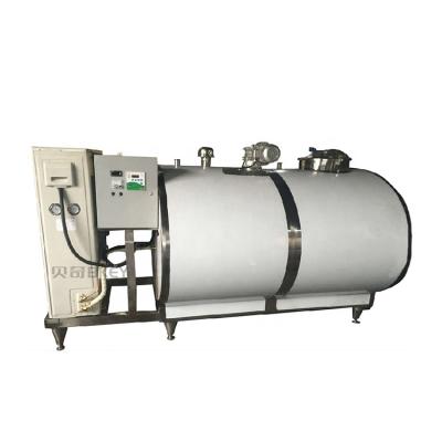 China Horizontal Type Cooling Tank Milk Cooler Tank Milk Factory Price Stainless Steel Price for sale