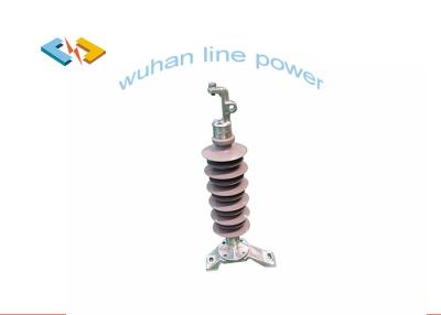 China 69kV Composite Horizontal Line Post Insulator 8.5kN With Flange Base ANSI Standards for sale