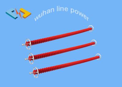 China 500kV 160KN Polymer Long Rod Insulator Used In Transmission Line / Electrical Line for sale