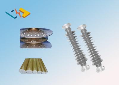 China 72.5kV/16kN Grey Composite Post Insulator One - Time Integral Molding Process for sale