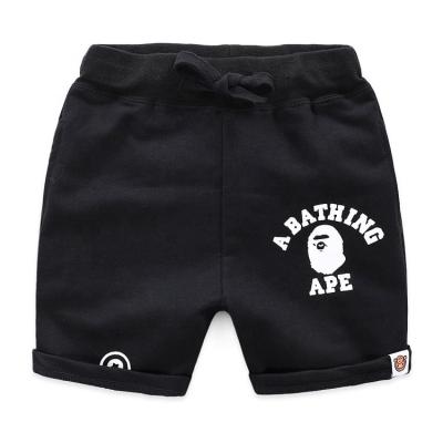 China Print Breathable Cotton Monkey Cartoon Boys Casual Shorts 2021 Spring And Summer for sale