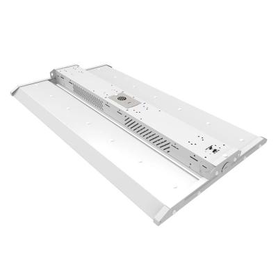 China Warehouse DLC Premium 5.1 5 Years Warranty High Brightness Smart Sensor Led Warehouse Light Linear 200W Highbay Light Fixture for sale