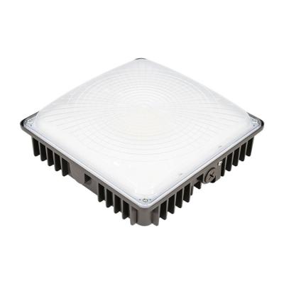 China Warehouse Wholesale DLC 5.1 Premium Led Ceiling Light 50W Garage, Garage Canopy Light Super Bright Gas Station Led for sale