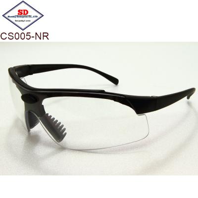 China Safety Spectacle Eye Wear CE EN166 Safety Glasses Protective Safety CS005-NR for sale