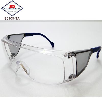 China ANSI Z87.1 and CE EN166 standard. S0105-SA safety spectacle safety glasses for sale