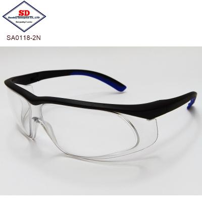 China SA0118-2N ​​Safety Spectacle Eye Protection Glass Safety Glasses for sale